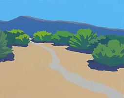 Wolfram scheffel, Hochebene in Sardinien, 2016, OelLw, 40x50 cm
